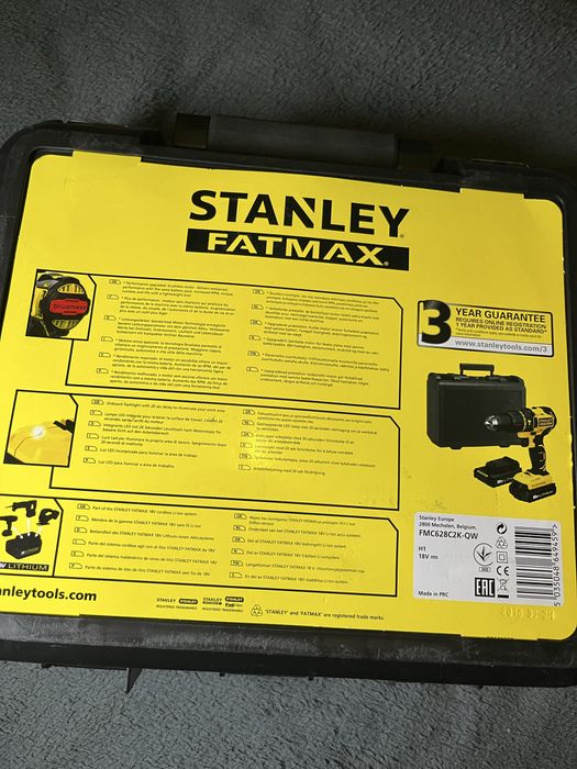 Шуруповерт Stenley FMC628C2K безщітковий