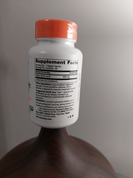 Doctor's Best Alpha-Lipoic Acid 600 мг