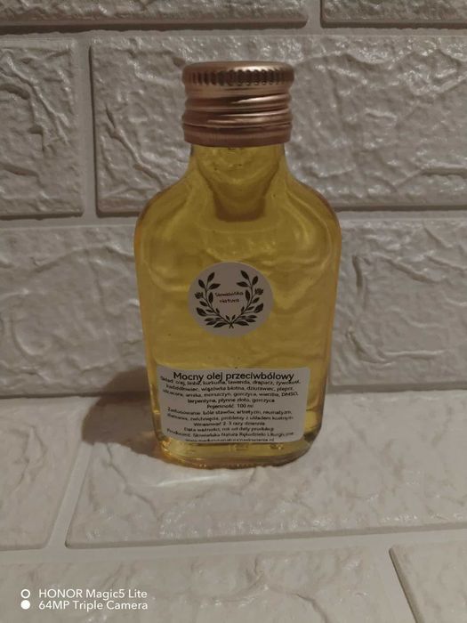 Olej przeciwbólowy – reumatyzm, mięśnie, stawy, dna moczanowa