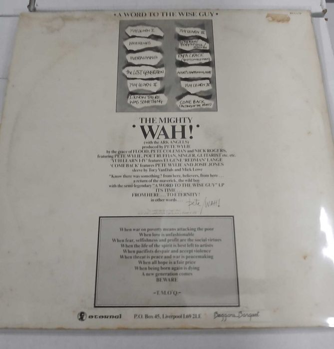 Vinil Wah! - A Word To The Wise Guy