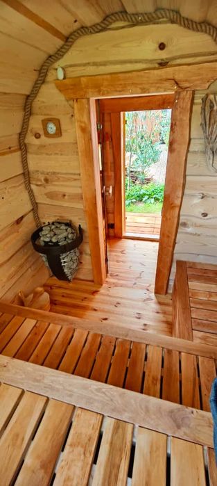 Sauna ogrodowa ocieplona