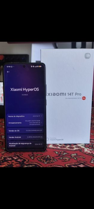 Xiaomi 14T Pro 1TB (com carregador 120W incluído)