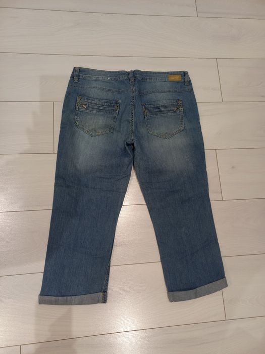 ESPRIT spodnie rybaczki jeansowe r.44/46