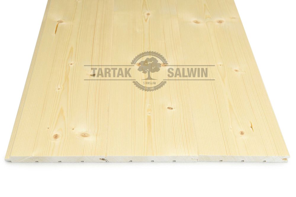 Deska podbitka, elewacja, świerk syberyjski, kls. AB PREMIUM 19x171