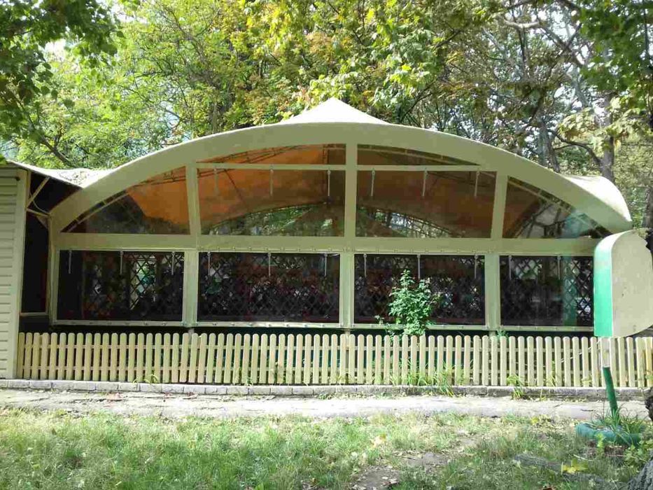 М‘які вікна Чернівці. Штори з ПВХ плівки  - захист терас від вітру, бр