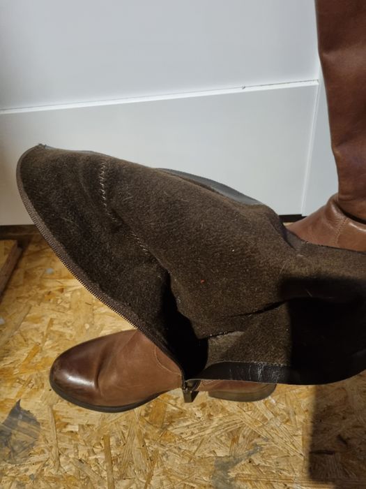 Kozaki damski, ze skóry