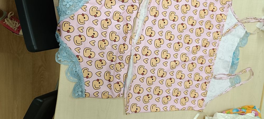 Conjunto de top e boxer senhora