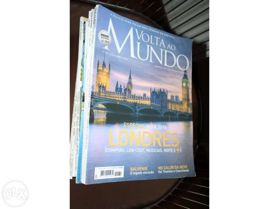 Revistas várias tais como a volta ao mundo pack 14