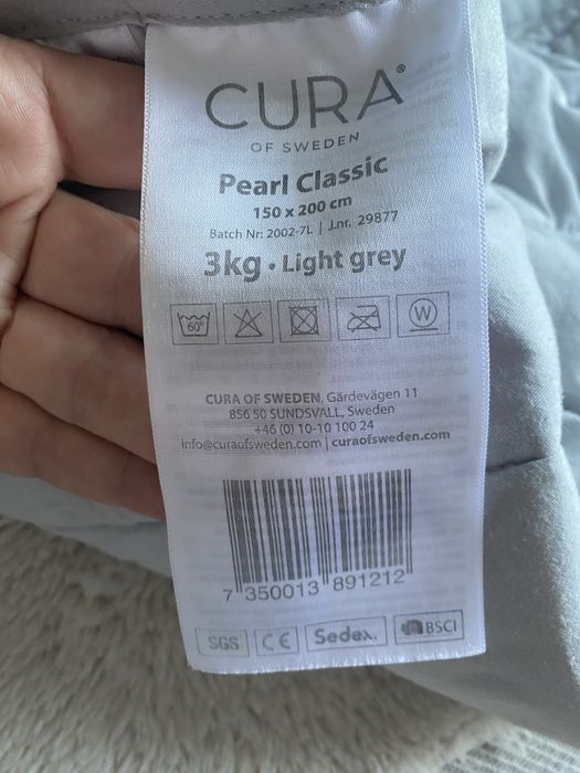 Manta pesado 3kg - Cura of Sweden