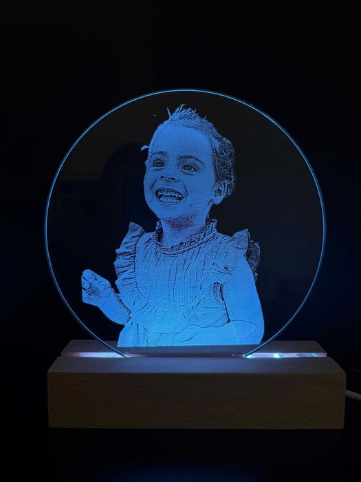 Candeeiro LED Personalizado com Foto