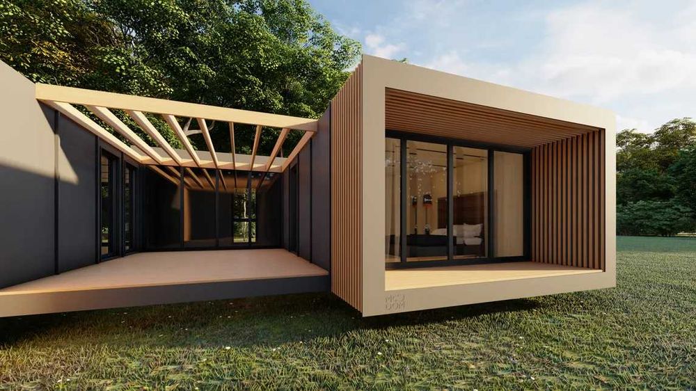 Модульный дом / Домики для базы отдыха / Дачный дом / Мобильный офис