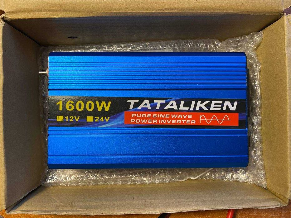 ЧИСТА СИНУСОЇДА. Підходить для котлів. Інвертор Tataliken 1600 Вт.