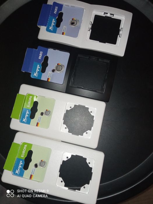 Podwójne ramki do gniazdek i włączników Kopp