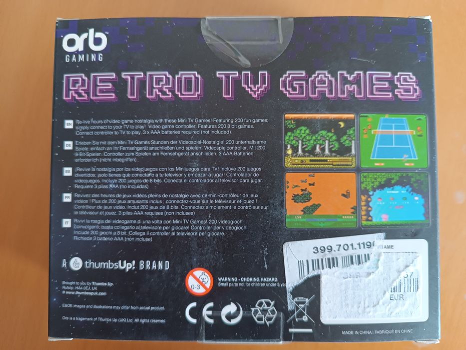 Consola com 200 jogos retro NOVO