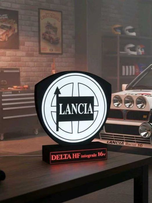 Lightbox Luminaria decorativa Lancia Delta HF integrale 16V