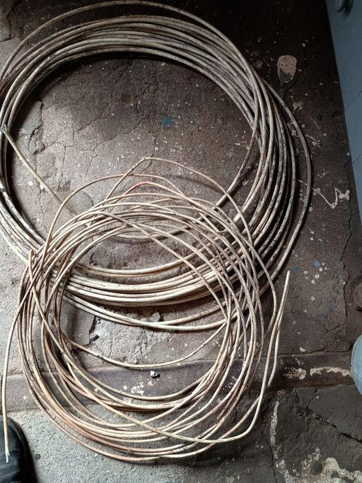 Продам провод бу, внутри алюминий, многожильный и одножильный