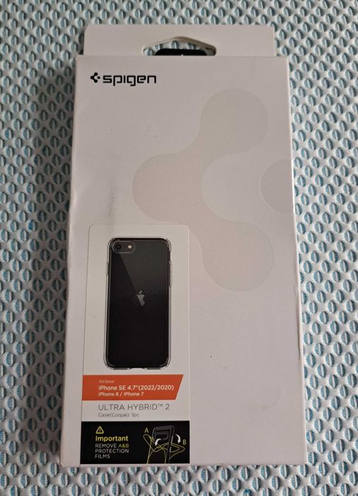Capa Iphone 7 / 8 SPIGEN Ultra Hybrid Transparente - Nova!