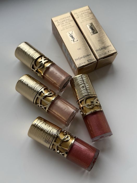 Блиск олія для губ YSL лімітовані відтінки