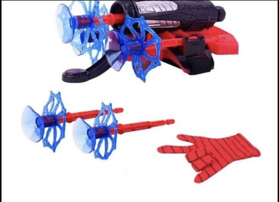Luva lança teias homem aranha