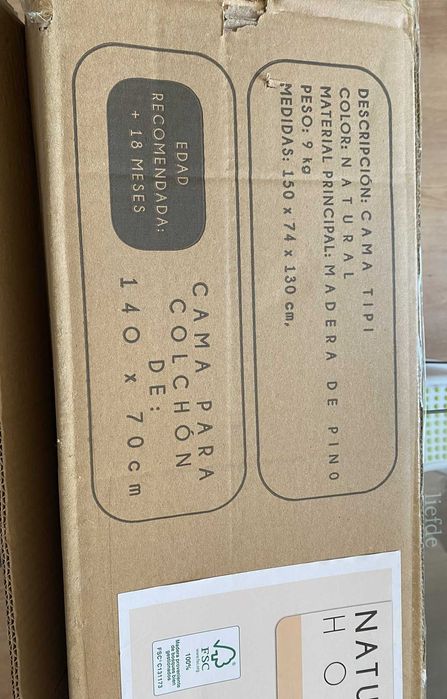 cama TIPI tipo Montessori Nova