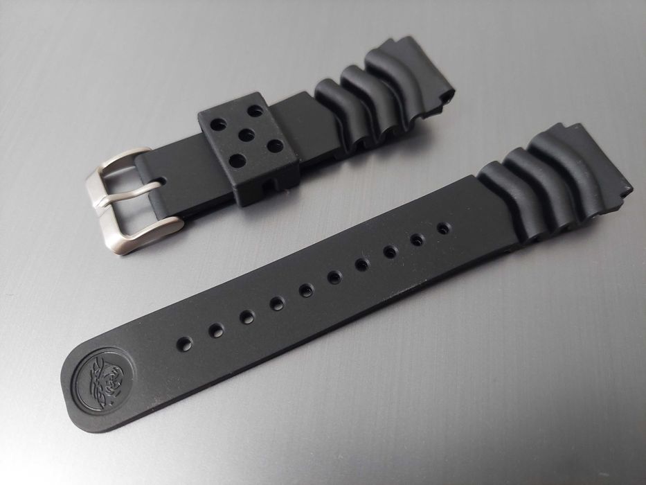 Bracelete borracha para relógio 22mm Novo