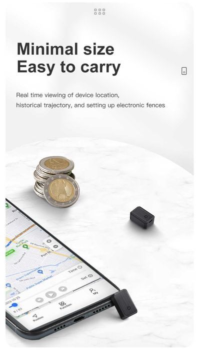 Mini lokalizator GPS urządzenie śledzące GF-08