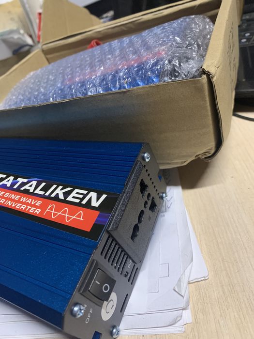 Івнвертор преобразователь 12v 220v 1600w 2200w чиста синусоїдальний