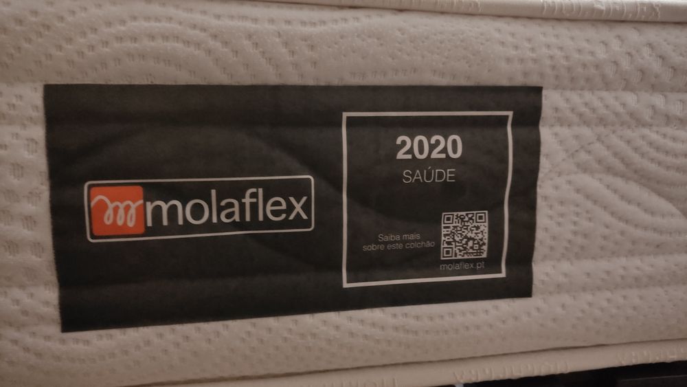 Colchão molaflex + estrado pikolin