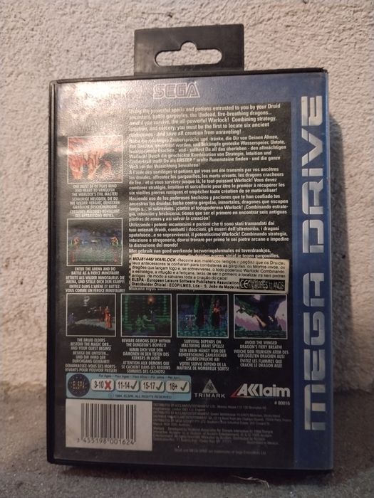Jogo Beware The Ultimate Evil  Of  Warlock para Mega Drive