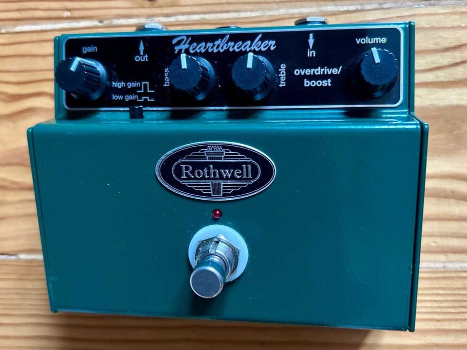 Pedal de overdrive Rothwell Heartbreaker