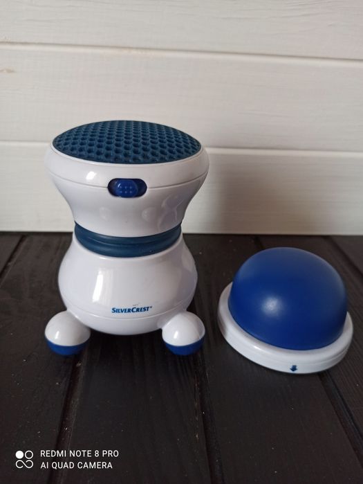 14. Міні масажер ручний Silver Crest з 2 насадками ручной массажер