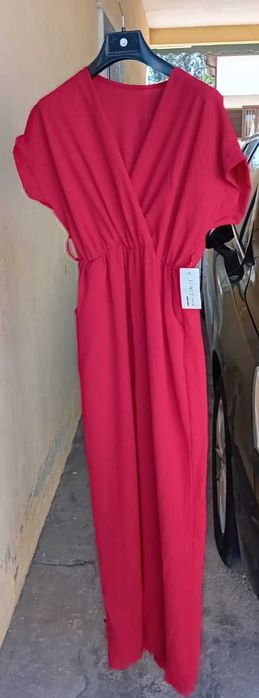 Macacão Vermelho XL Novo com Etiqueta