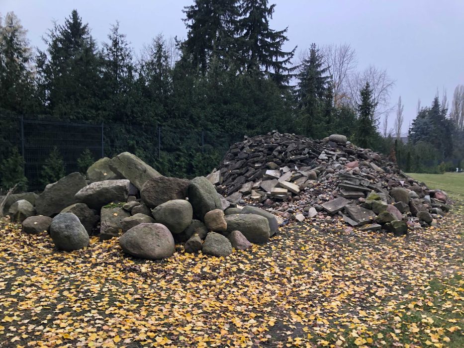 Oddam kamienie polne, gruz betonowy 100 ton