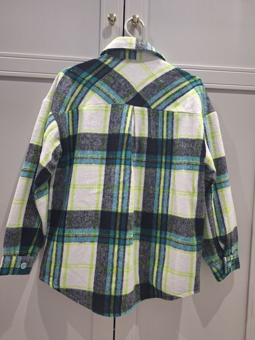 Kurtka koszulowa damska jesienna w kratę okrycie Sinsay rozmiar XXS 32