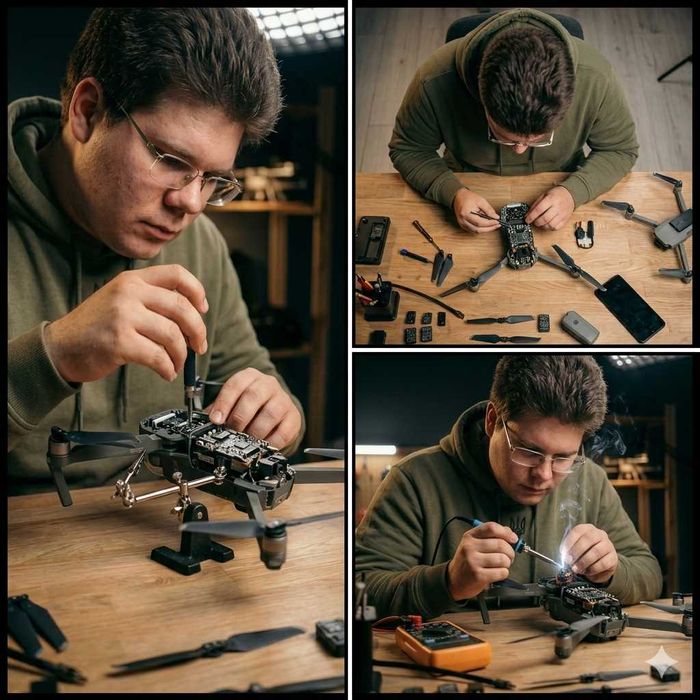 Ремонт дронів Налаштування дронів пультів DJI, Autel Robotics, BETAFPV та ін