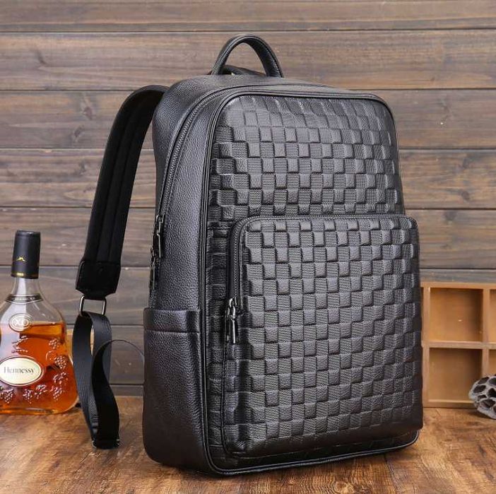 Шкіряний чоловічий мужской рюкзак портфель з натуральної шкіри кожа