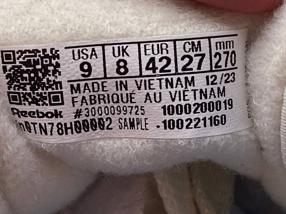 Кросівки Reebok Classic Nylon (оригінал), 42 / 27 см