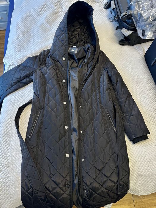 Стьобаний плащ DKNY розмір М, стан ідеальний