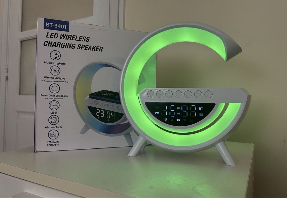 Led Wireless Charging Speaker novo