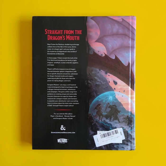 Livro Dungeons & Dragons Fizban's Treasury of Dragons