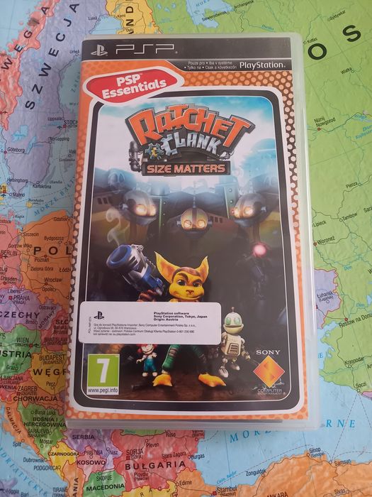 Gra Sony psp ratchet and clank size matters