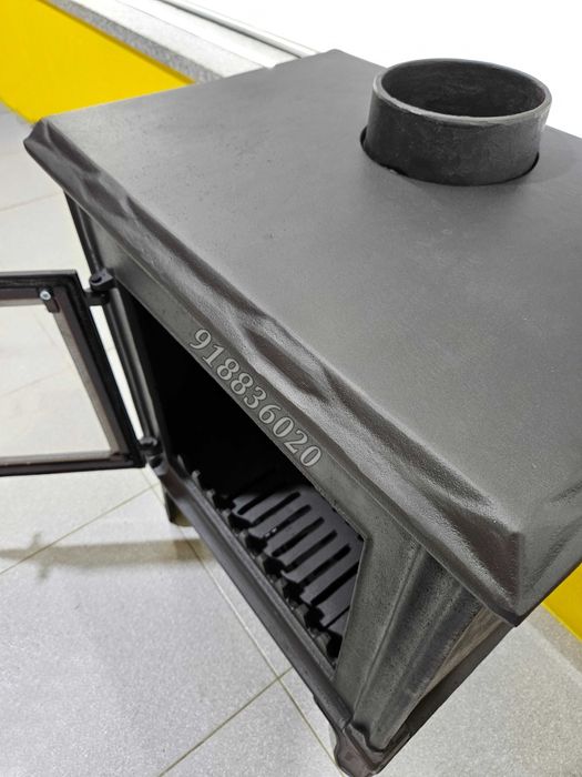 Salamandra Grande a Lenha FERRO FUNDIDO CIF 5 -Fabrico Nacional - NOVA