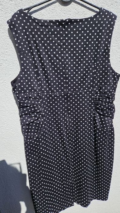 Nowa sukienka midi w grochy roz 46-48