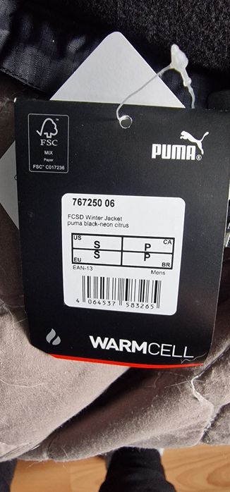 Куртка Puma тепла