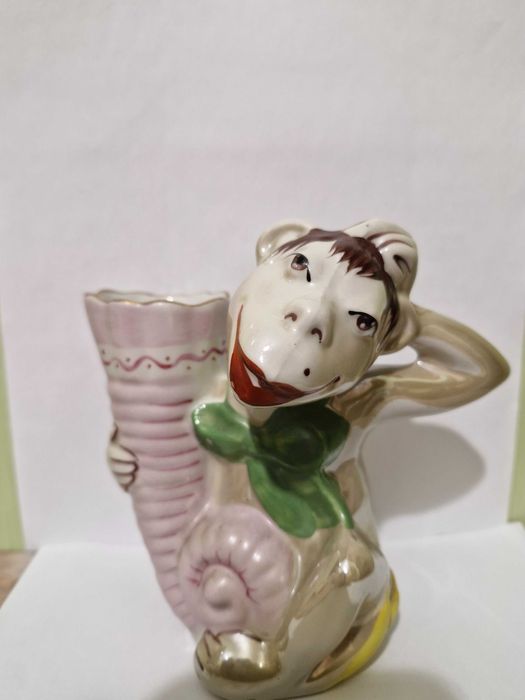 салфетница керамическая обезьяна,