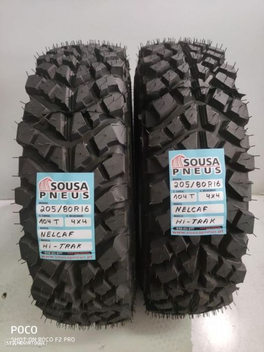 2 pneus novos 205-80r16 nelcaf - recauchutados - oferta dos portes