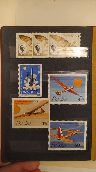 Polska PRL – Lotnictwo i kosmos – Czesław Tański, szybowce, rakieta –