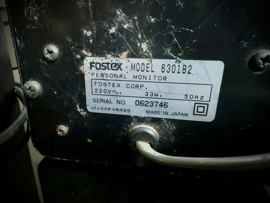 Fostex 6301B 2 Monitores