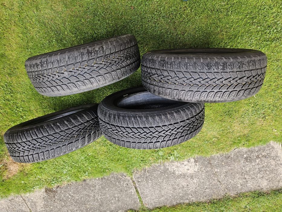 4 opony zimowe dunlop r15 195/60