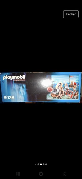 Playmobil Knights 6038 cavaleitos do Falcão com canhão (ANO 2014)